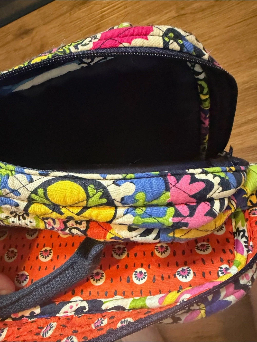 Vera Bradley Quilted Backpack in Yellow, Blue, Pink, Green, Black lightly used!